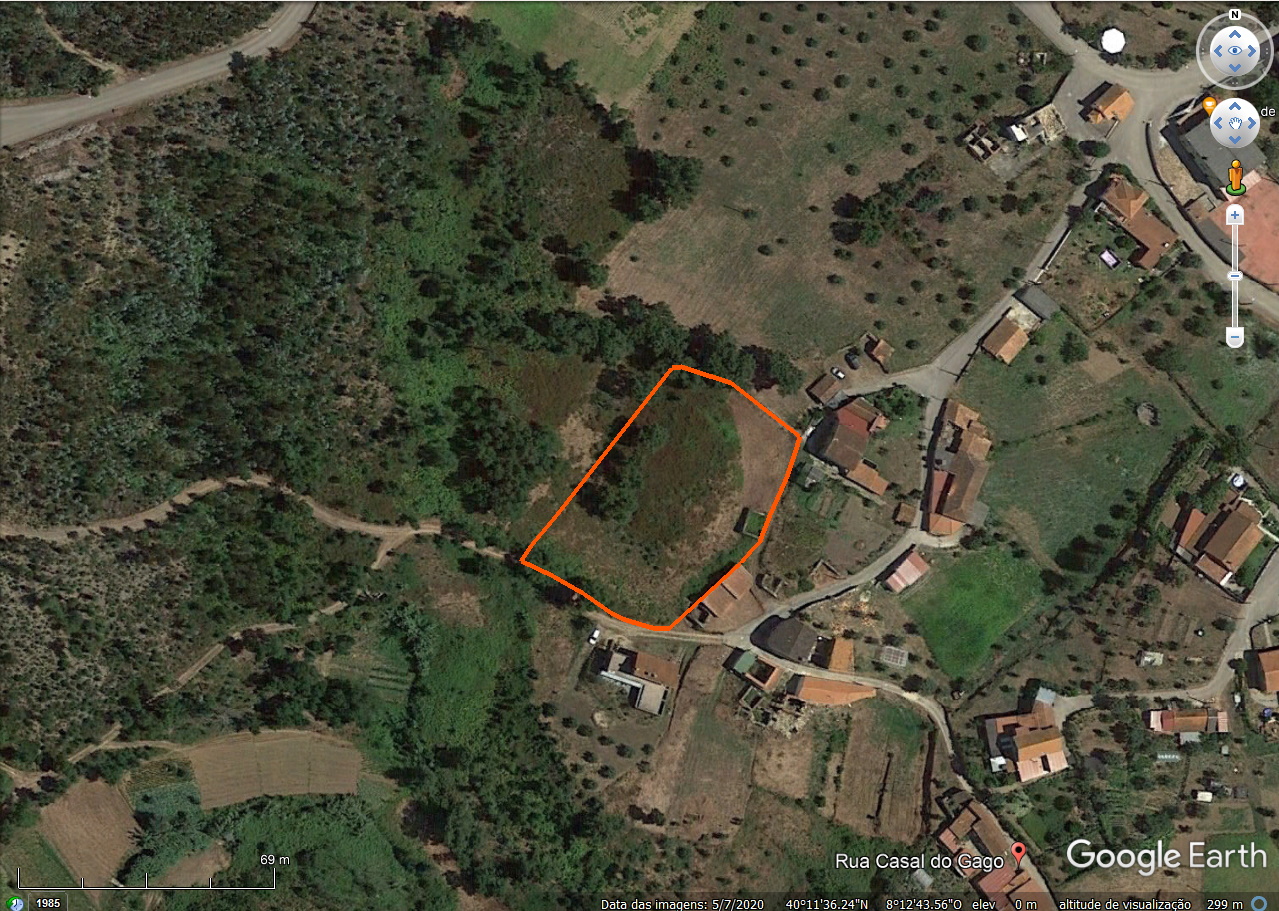 Aerial image size showned 3000m2